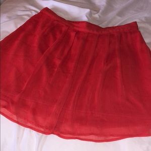 Red Medium Old Navy Skirt